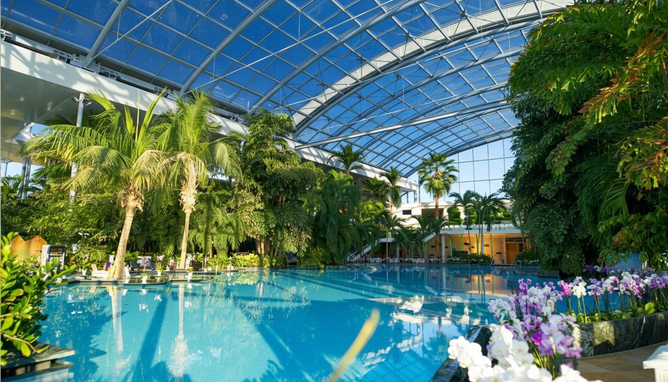 Therme Bucharest Galaxy zone pools